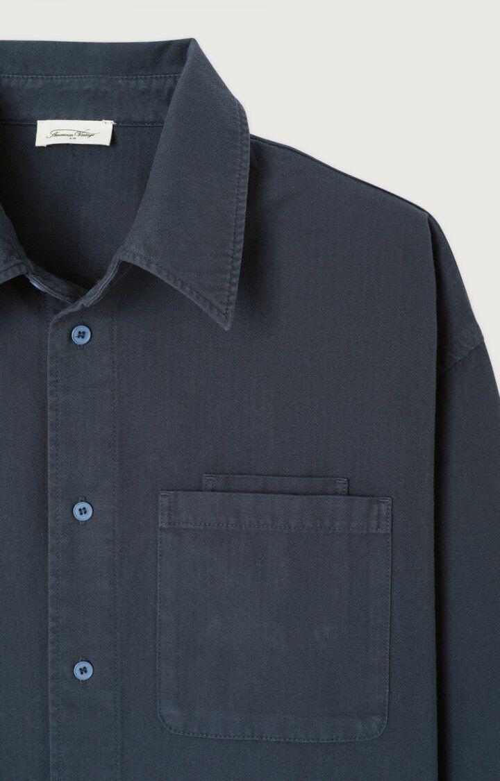 American Vintage Chemise Ample Overshirt Hemd Herren dunkelblau
